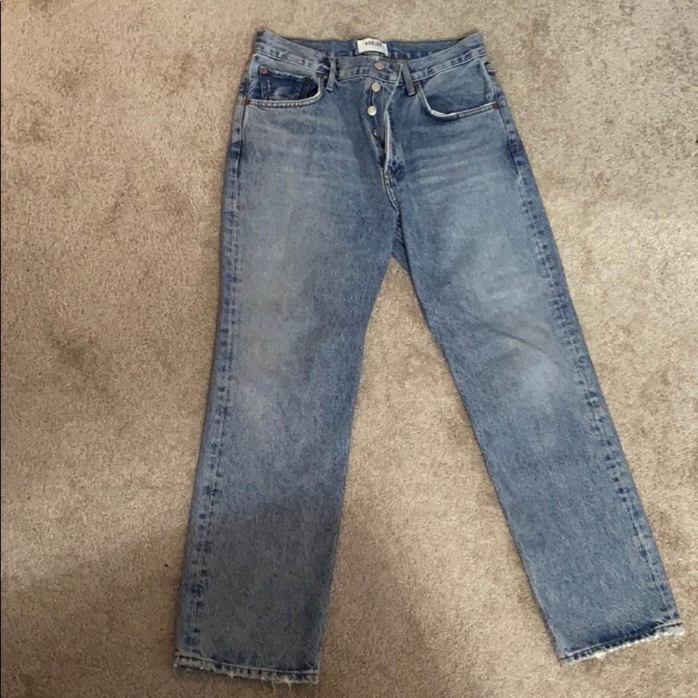 AGOLDE jeans. Mid to high rise.